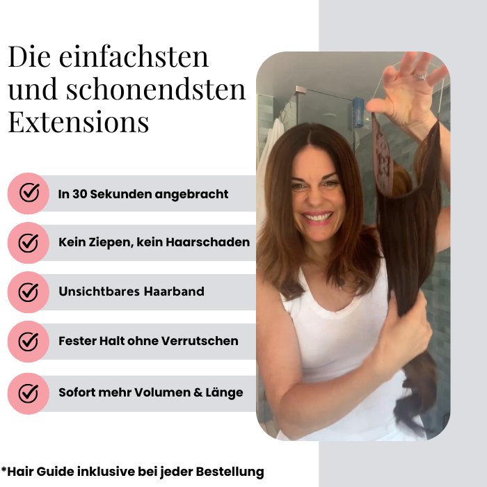 Feybel Haar Extensions – Volumen in 30 Sekunden