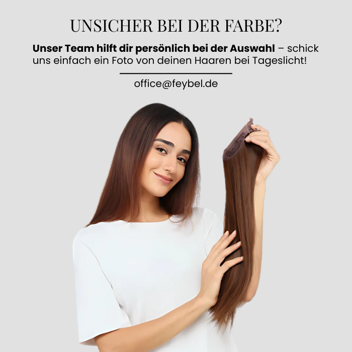 Feybel Haar Extensions – Volumen in 30 Sekunden