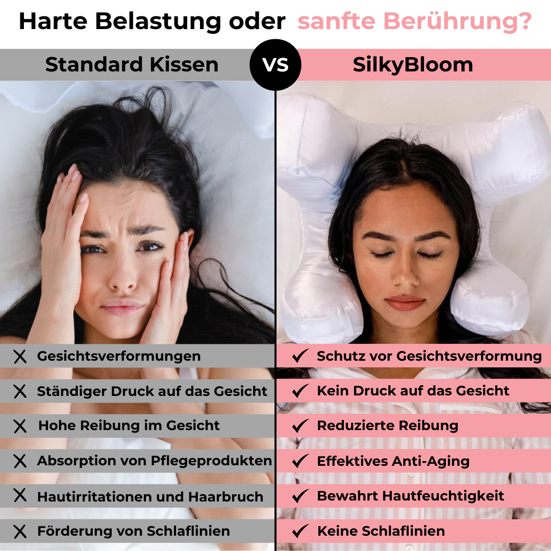 Seidenkissen für Haare